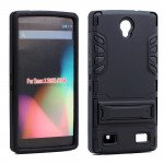 Wholesale ZTE ZMAX 2 Z958 Hard Shield Holster Combo Belt Clip Case (Black)